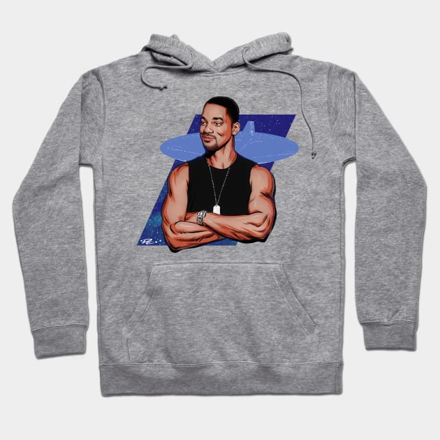 Will Smith - An illustration by Paul Cemmick Hoodie by PLAYDIGITAL2020